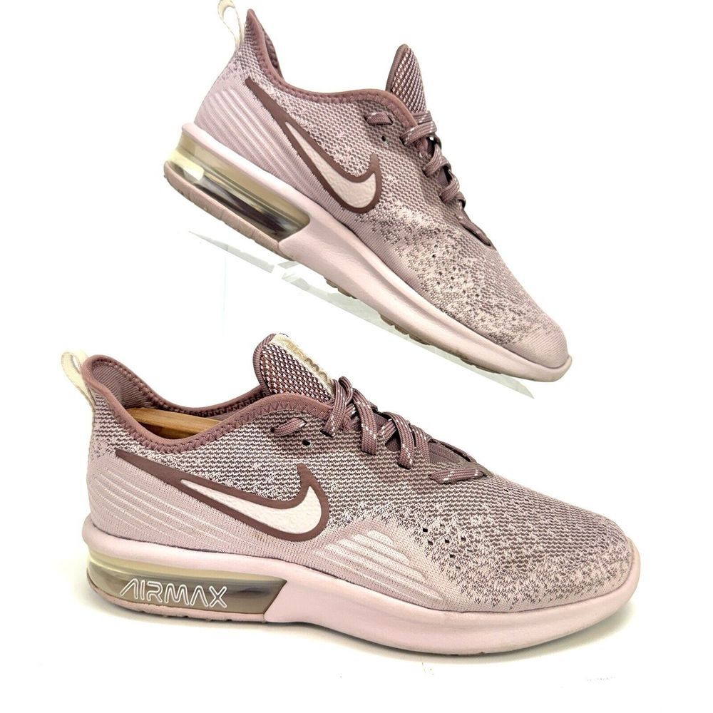 Nike Air Max Sequent 4 Women Size 8.5 Athletic Running Shoes Pink Rose